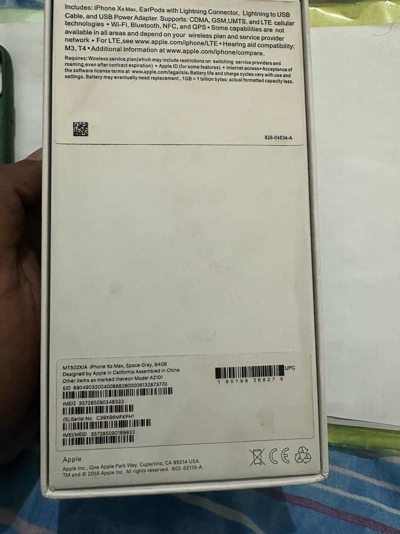 Apple iPhone XS Max (03104703590 WhatsApp only) 12