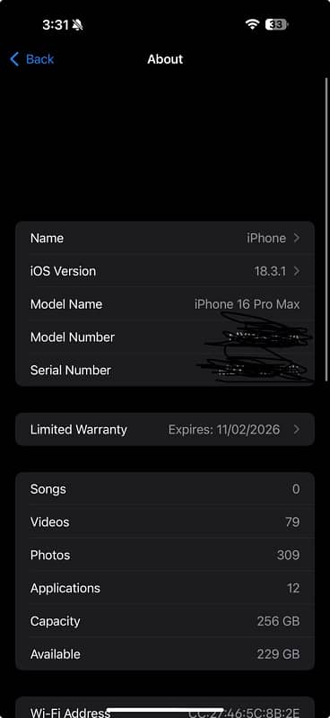 Brand New Iphone 16 pro Max Non Pta Jv 2