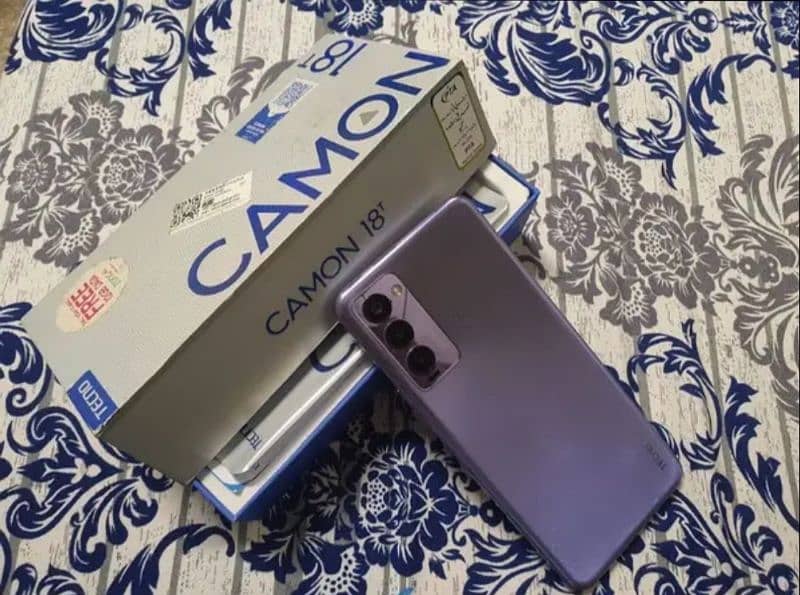 Tecno camon 18t 4/128 with box 3