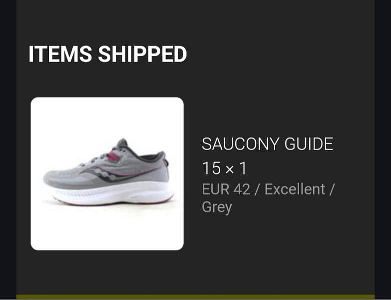 saucony Guide size 42 4