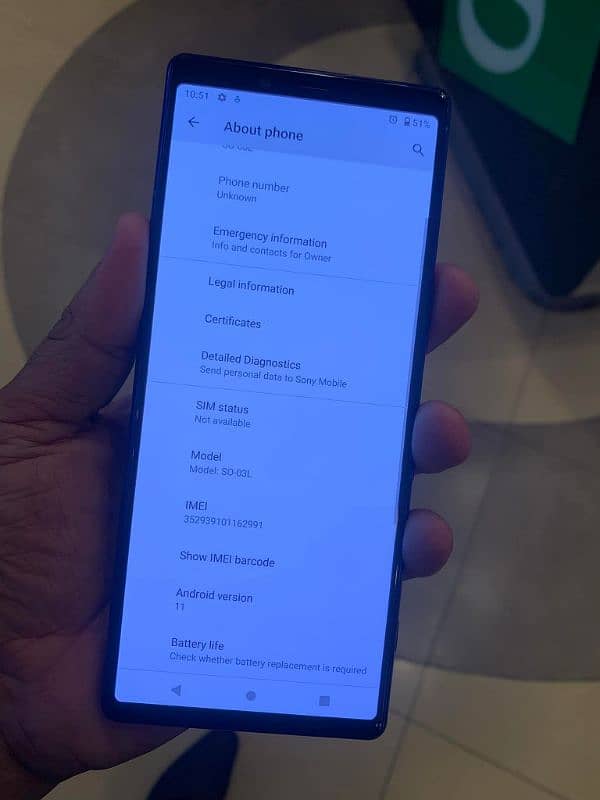 Sony Xperia 1 (non pta) 6 64 Exchange possible no open no repair 1