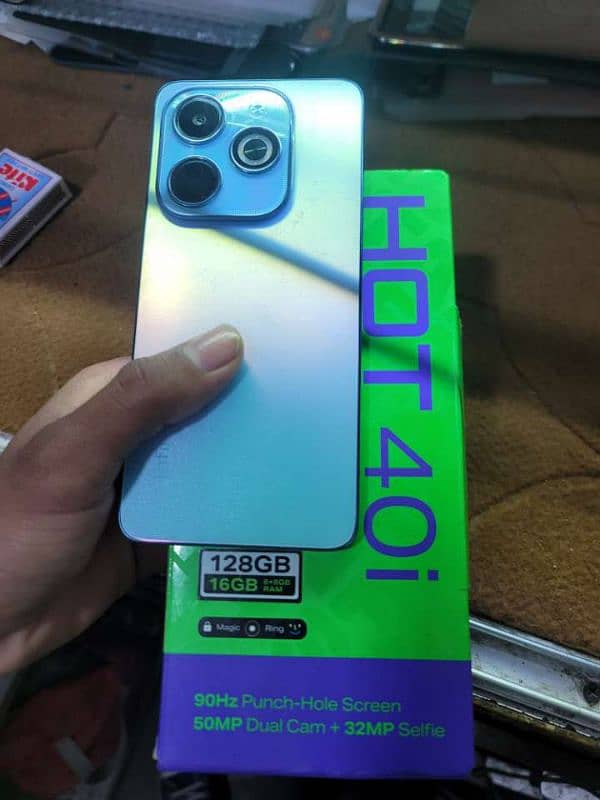 infinix hot 40i / 16/128 gb / box charger available 1