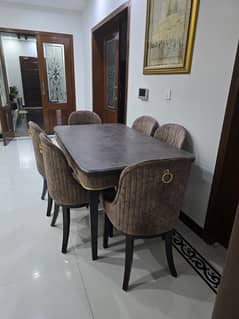 6 seater dining table