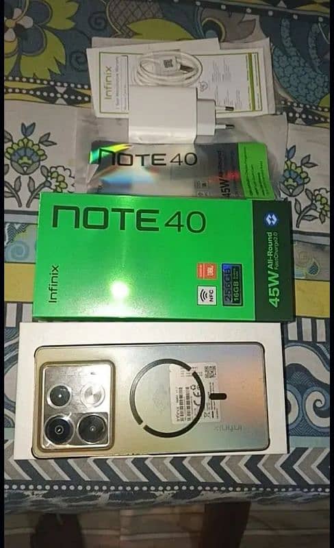 INFINIX NOTE 40 (8+8/256) COMPLETE BOX 1