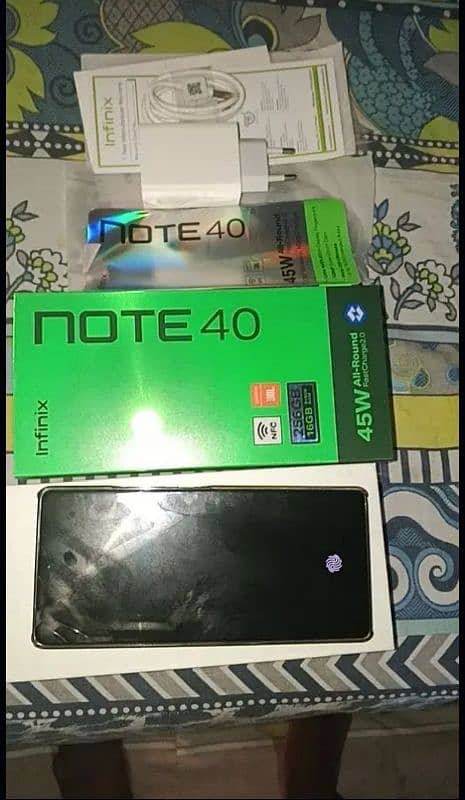 INFINIX NOTE 40 (8+8/256) COMPLETE BOX 5