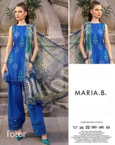 Maria B Pure Lawn Embroidered Summer Arrival 3 PC unstitched suit