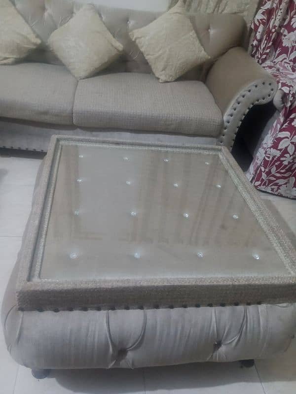 5 seater sofa set used 1