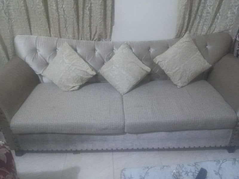 5 seater sofa set used 2