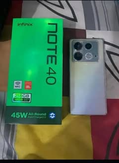 infinix note 40 complete box