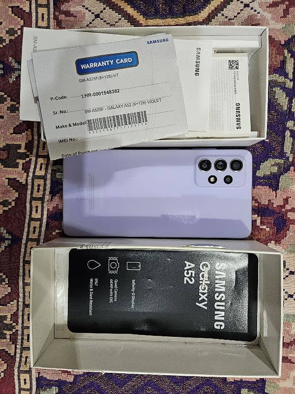 Samsung A52 8/128 Official PTA Approved 1