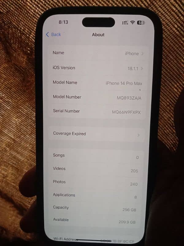 IPhone 14 pro max 256 gb PTA approved 6