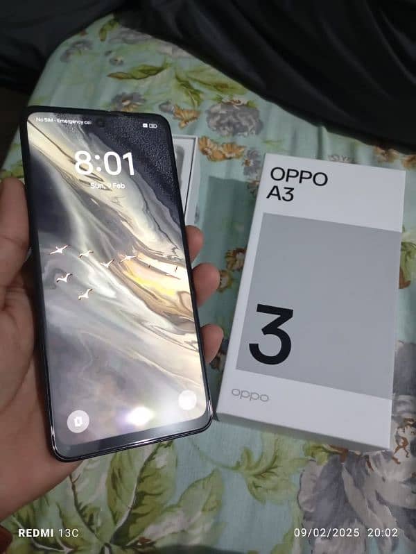 oppo A3 just box opened never used 2