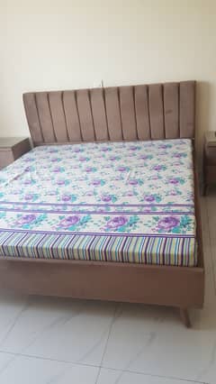 King size bed set with mattress