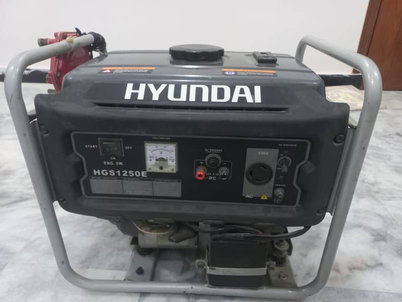 Selling Hyundai 1.5kva generator Hardly used 0