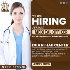 Female Doctor required for Dua rehab center