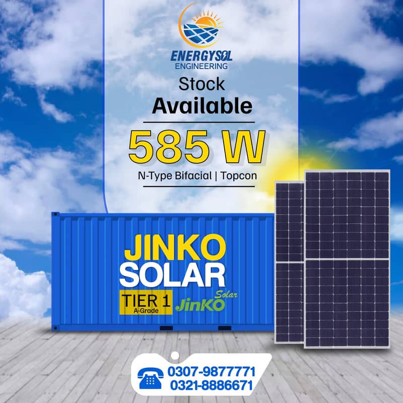 Jinko Mono and Bifacial /585W Solar Panels | Solar | Wholesale dealer 1