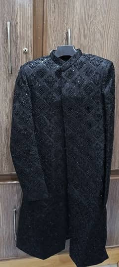 sherwani Black colour