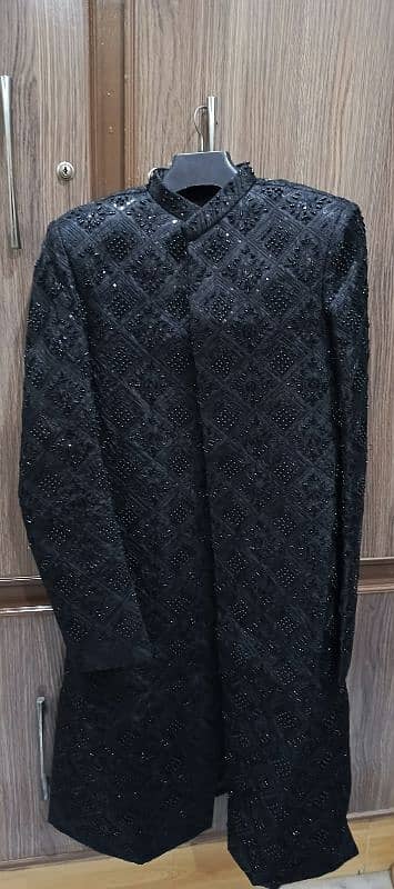 sherwani Black colour 1