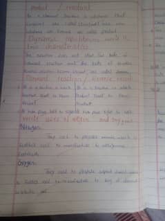 hand writing