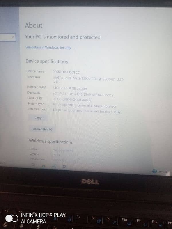 Dell E7450, i5 5th generation laptop, 8gb 128gb ssd 3