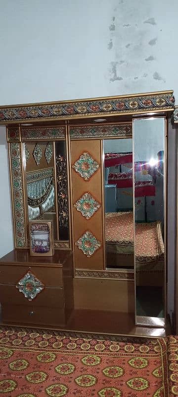 Bed,Metress,Sufa Set, Dressing Tabel, Pressing Table. Bartan Almary, 1