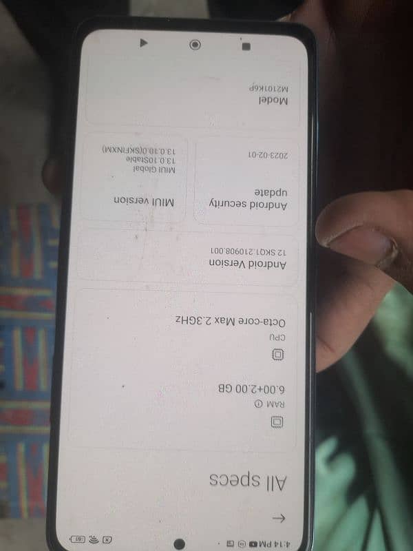 Infinix 3/32 or redmi note 10 pro 6/128 for sale 0