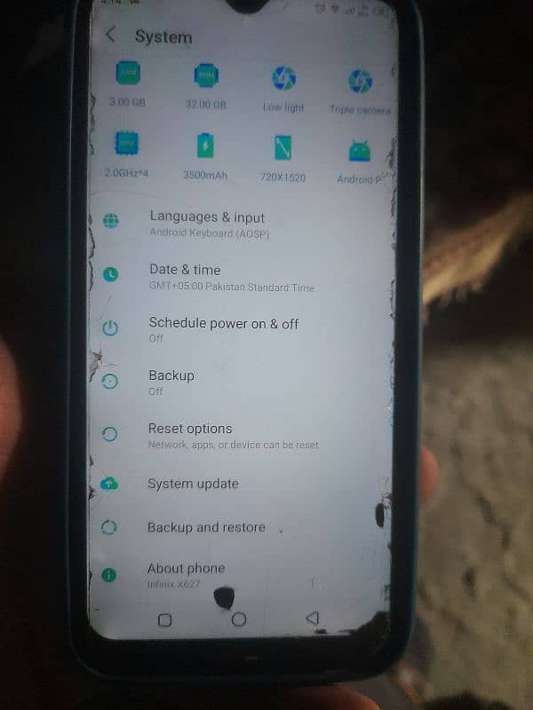 Infinix 3/32 or redmi note 10 pro 6/128 for sale 2