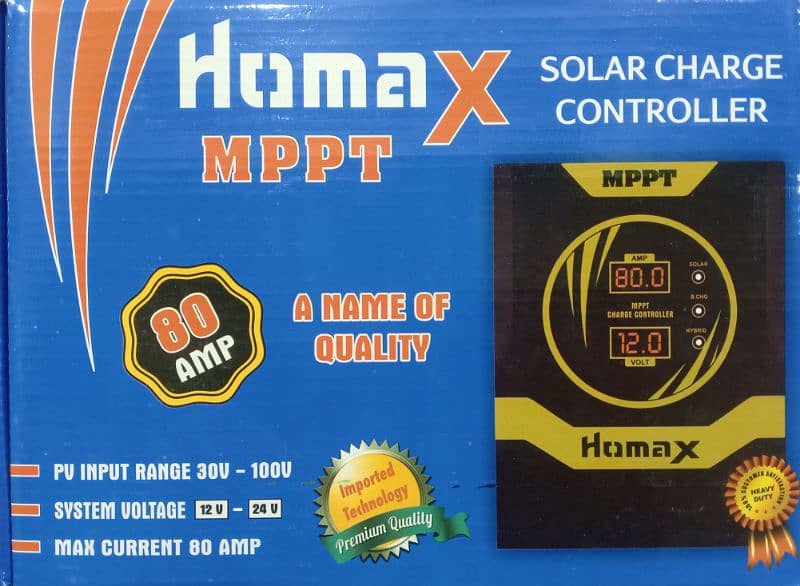 HOMAX MPPT CHARGE CONTROLLER 80 Amp 0