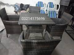 OUTDOOR GARDEN RATTAN UPVC FURNITURE SOFA SET CHAIRS TABLE UMBRELLA