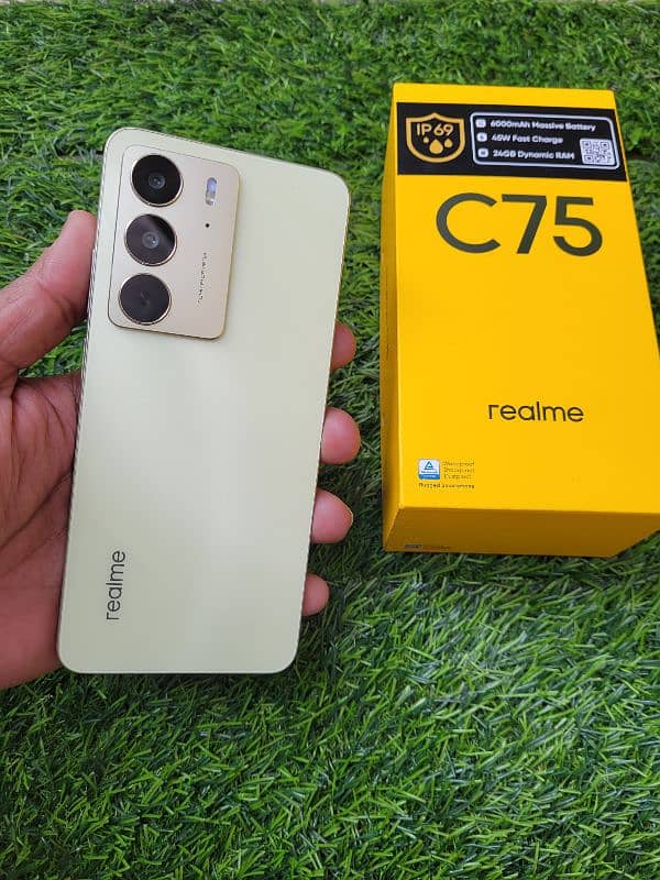 Realme C75 8Gb 128Gb ( 50Mp Cam ) 6000 Mah. Just Box Open Brand new 2