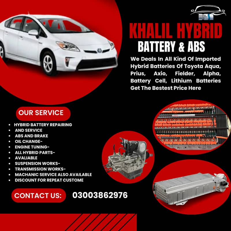 Hybrids batteries and ABS | Toyota Prius | Aqua | Axio Hybrid battery 0