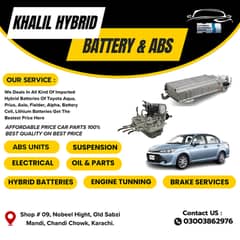 Toyota Aqua | Axio | Fielder | Vitz |Prius Batteries & ABS Available