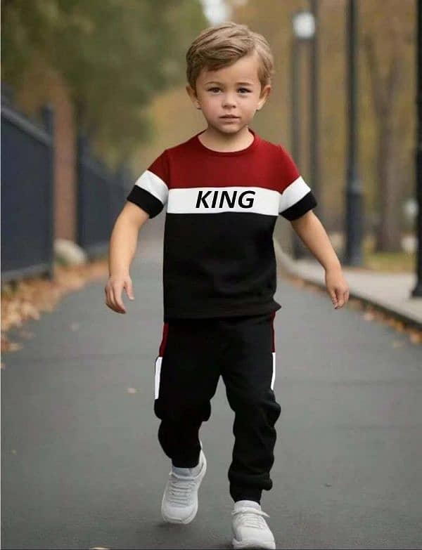 stylish micro tracksuit for kids -2pcs boys 0