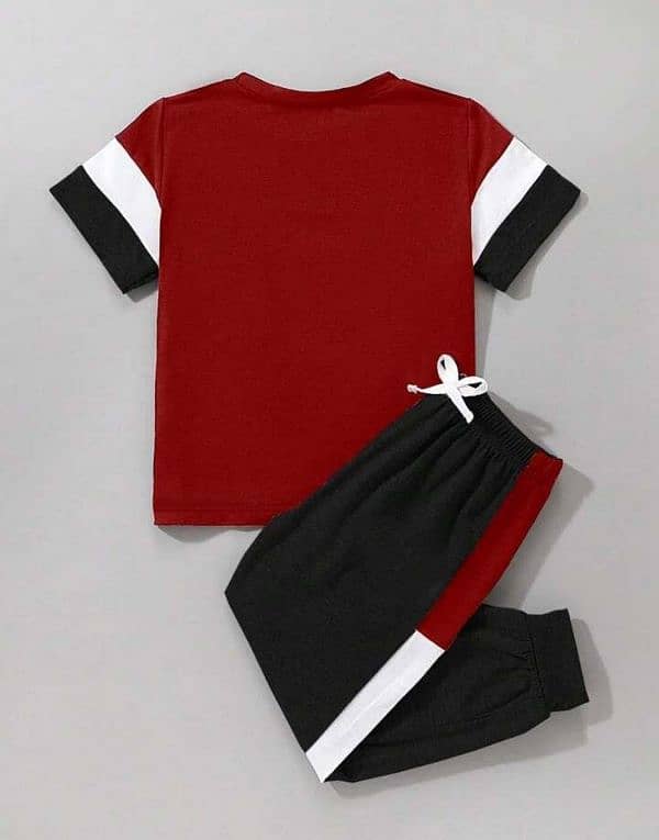 stylish micro tracksuit for kids -2pcs boys 1