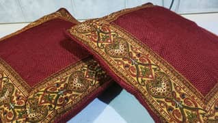 Maroon color Cushions for sale with printed border