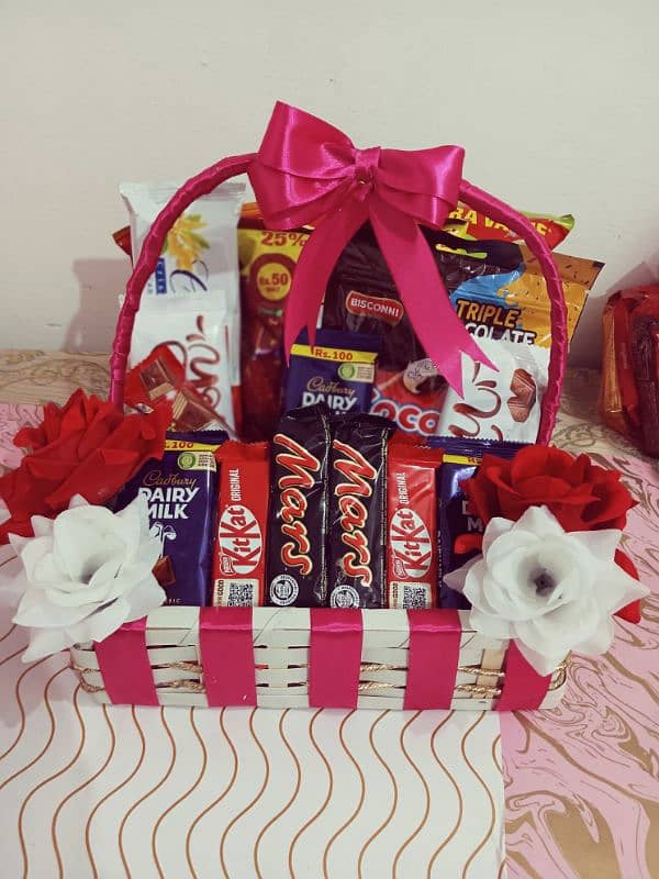 Valentine Day Gift Basket | Chocolate Basket | Surprise | 03269413521 0