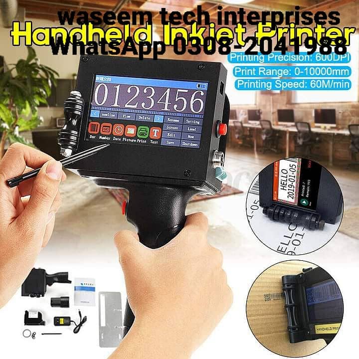 Handheld Inkjet | Handheld Tij Printer | Expiry Date Printer 4