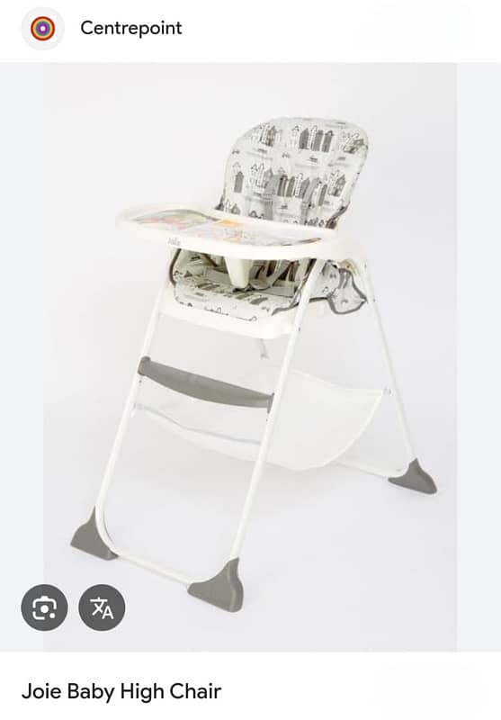 Baby high Chair Branded just like new 4