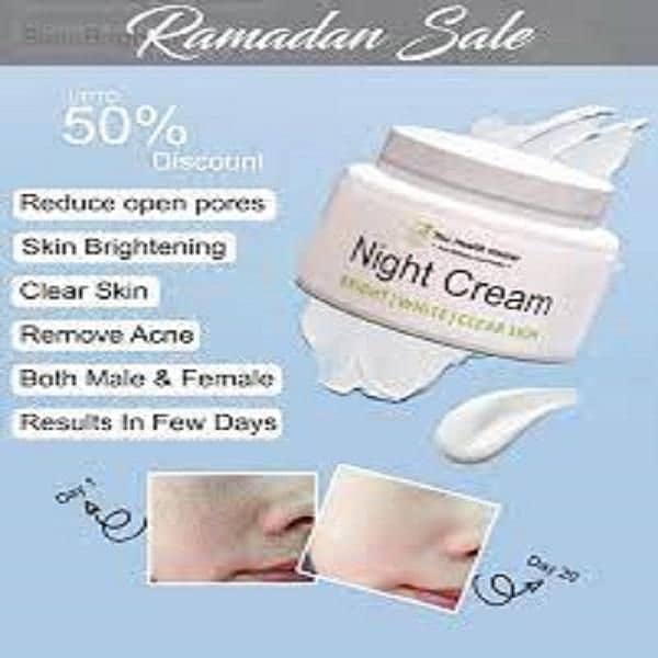 Night Cream Vitamin E & B3 Moisturize Your Skin 1