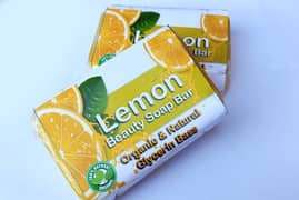 Herbal Natural & Organic Lemon Beuaty Soap Bar 90g 100% Original & Org