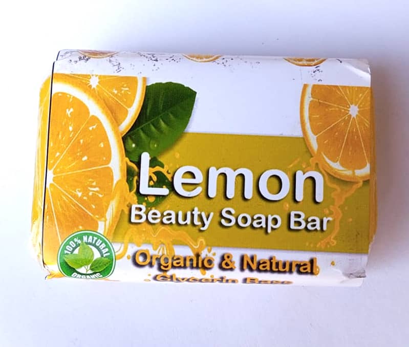 Herbal Natural & Organic Lemon Beuaty Soap Bar 90g 100% Original & Org 3