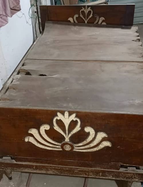 Single Bed Pure Wood 5