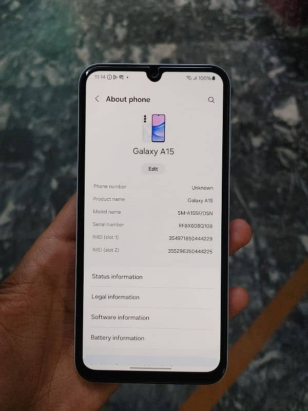 samsung galaxy a15 6/128 dual sim for sale or exchange 1