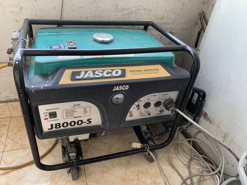 JASCO 6.5kw J8000-S Generator 0