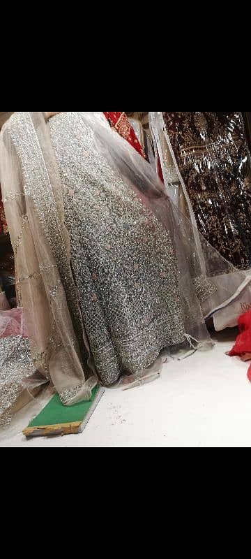 grey bridal maxy for sale 2