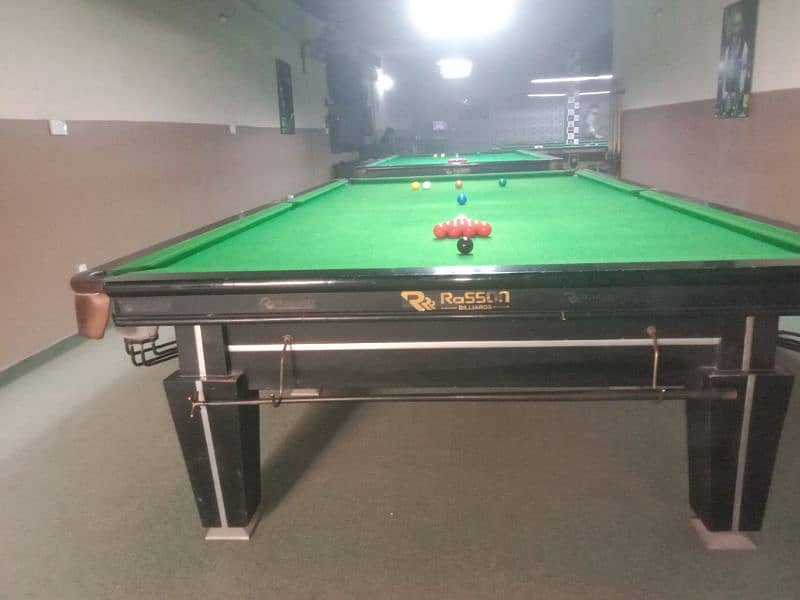 2 snooker table Rasson swad steel cushion for sale in new condition 1