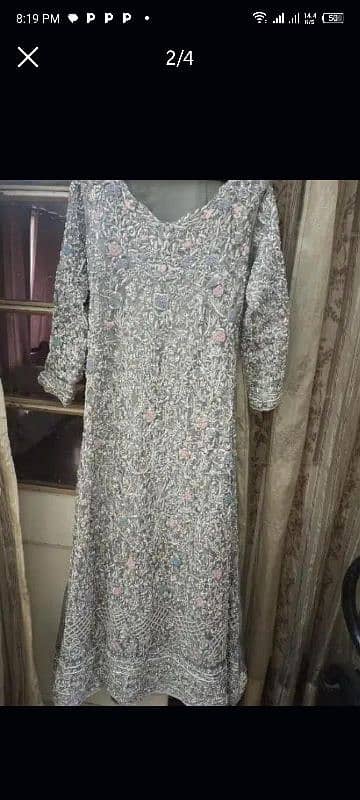 grey bridal maxy for sale 4