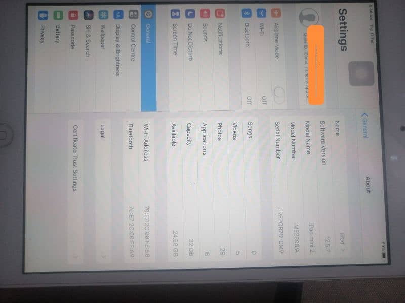 IPad mini 2 32gb WiFi 6