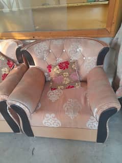 5 seater Sofa nice condition with cushions, urgent Sale,, 03349824696