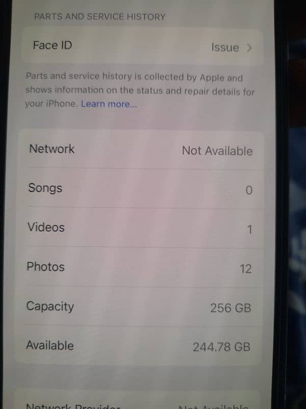 iPhone X 256 GB storage non pta 3